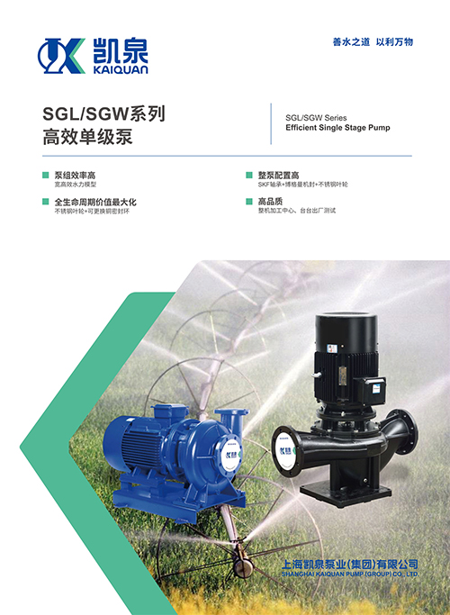 SGL、SGW系列高效單級(jí)泵